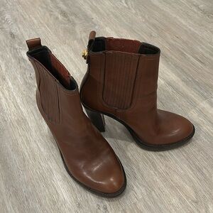 Tory Burch Brown Leather Boots